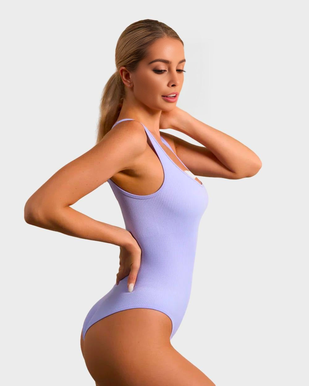 Seamless High-Waist Sculpting Bodysuit