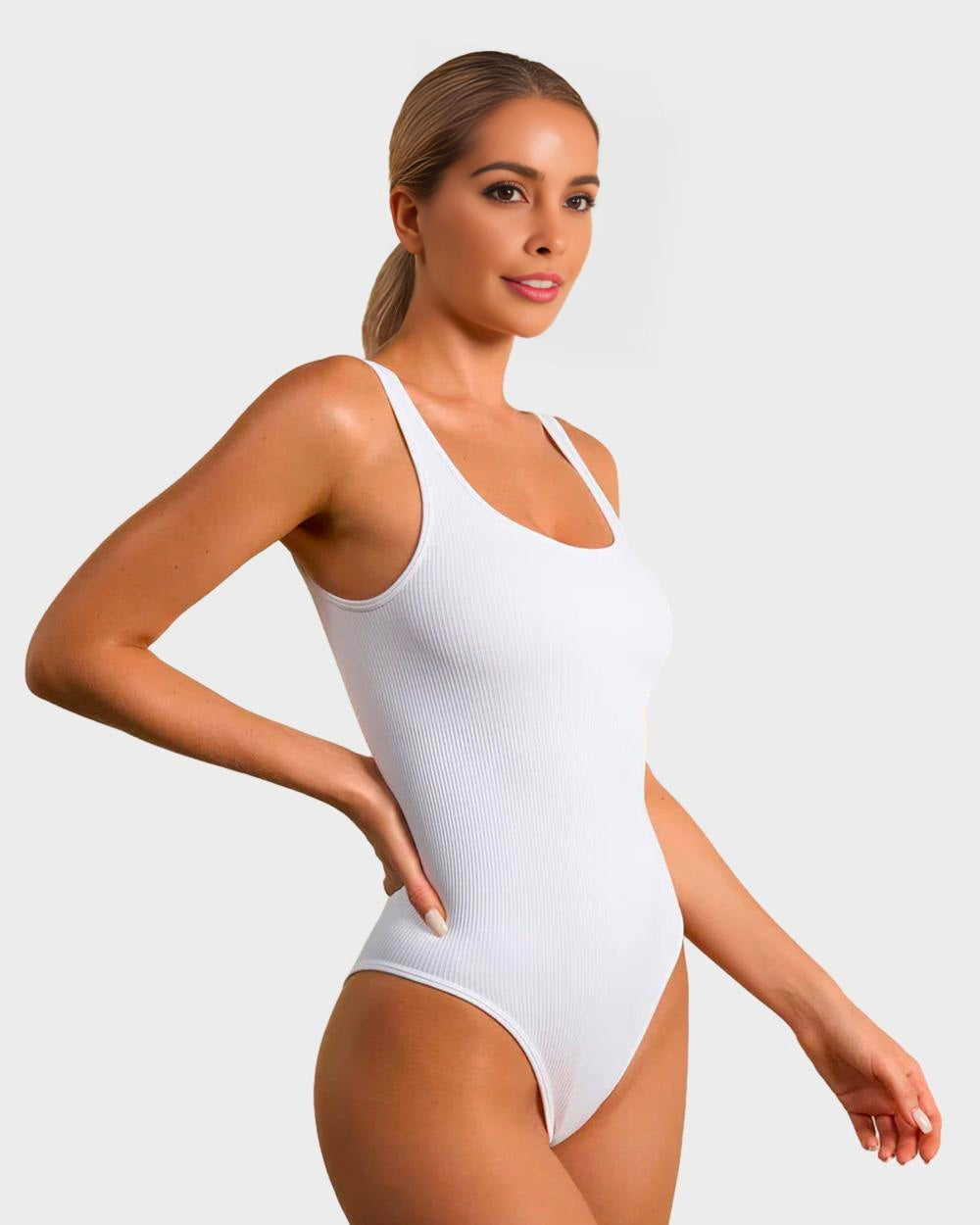 Seamless High-Waist Sculpting Bodysuit