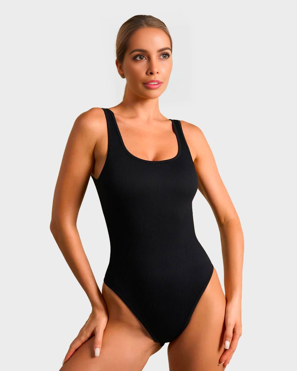 Seamless High-Waist Sculpting Bodysuit