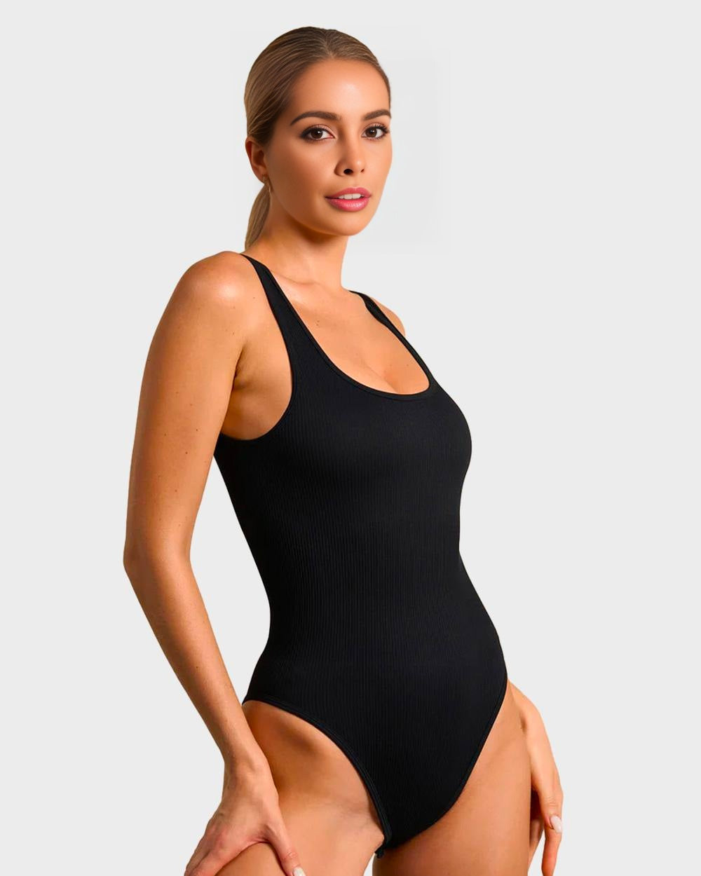 Seamless High-Waist Sculpting Bodysuit