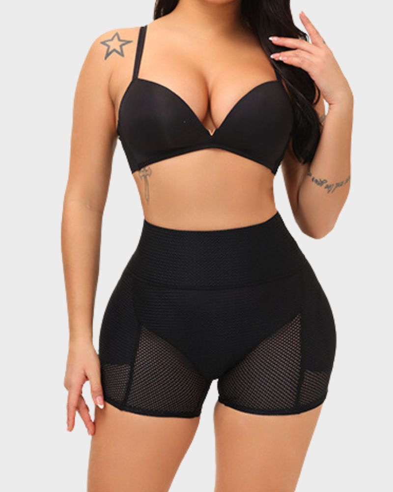 High-Waist Seamless Butt Lifting Shaping Shorts