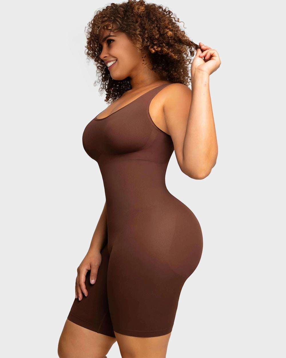 Seamless Mid-Thigh Bodysuit