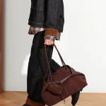 Elegant Suede Commuter Tote