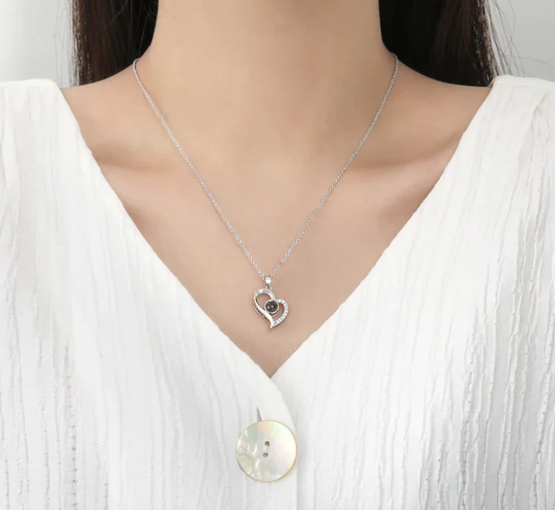 100 Languages I Love You Projection Necklace