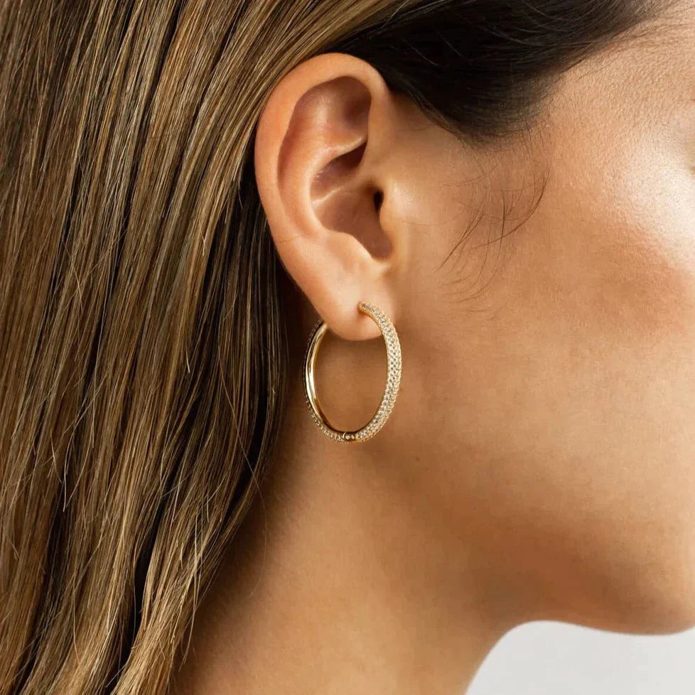 Halo Hoop Earrings - UnfoldSerenity