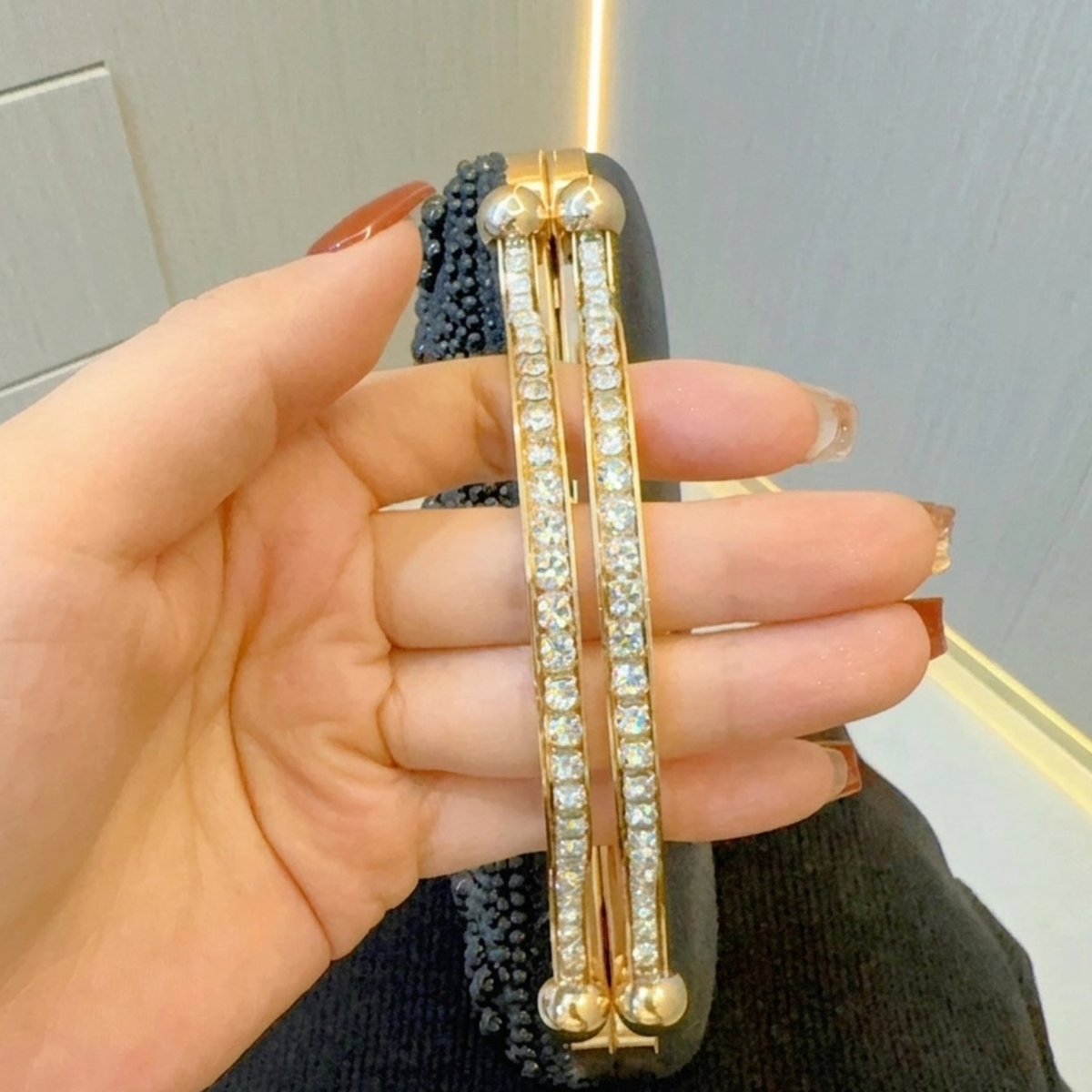 Borsa a Clutch Tierra Pearl