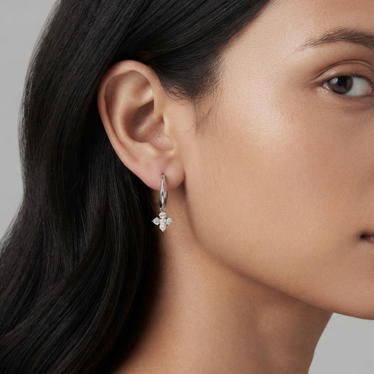 Lia Diamond Accent Hoop Earrings