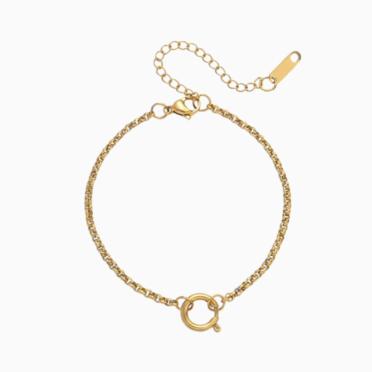Bracelets - Gold Box Chain Bracelet