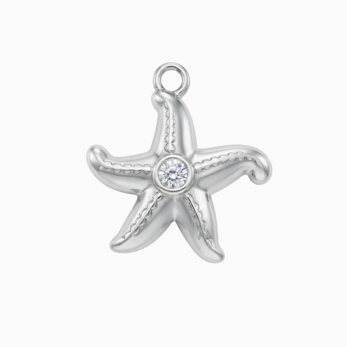 Charms - Silver Starfish Pendant