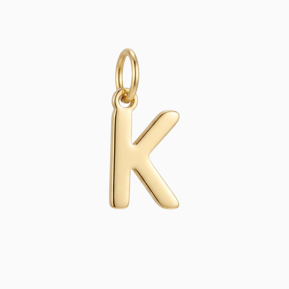Pendentifs - Pendentif doré avec initiale K