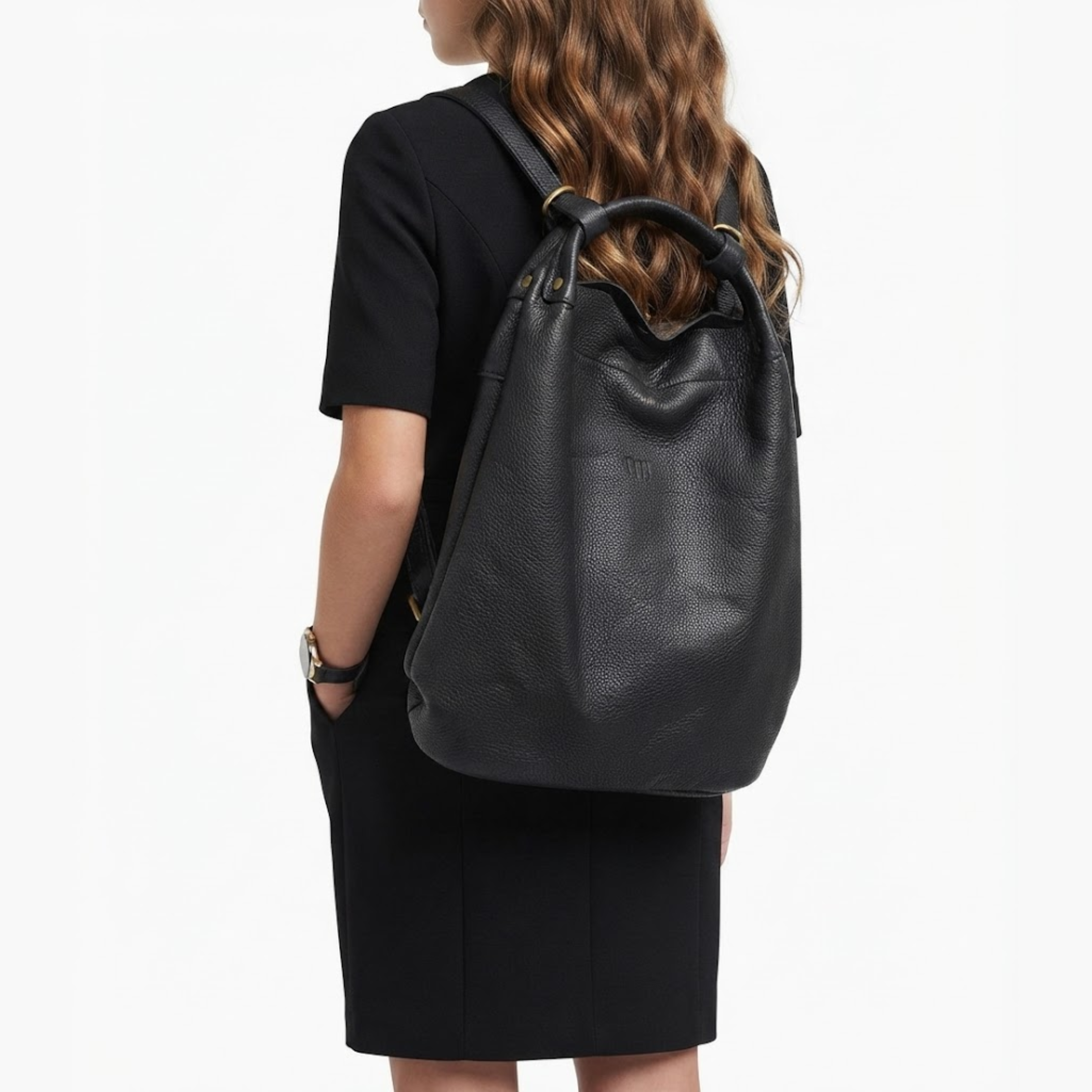 Anne Genuine Leather Backpack
