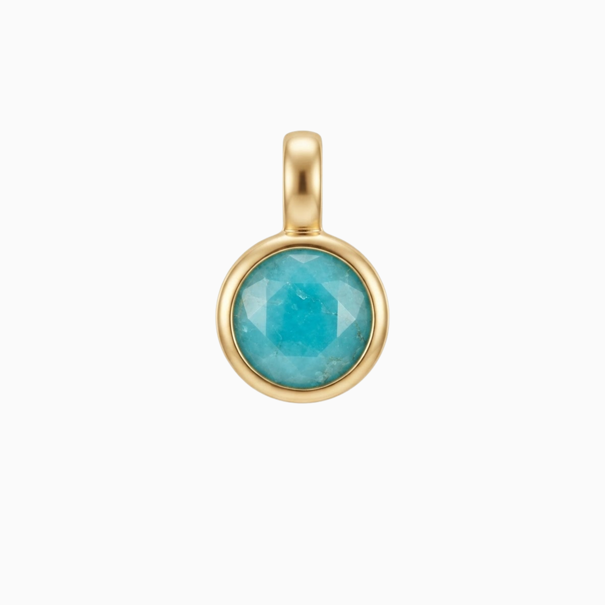 Charms - Blue Gemstone Pendant