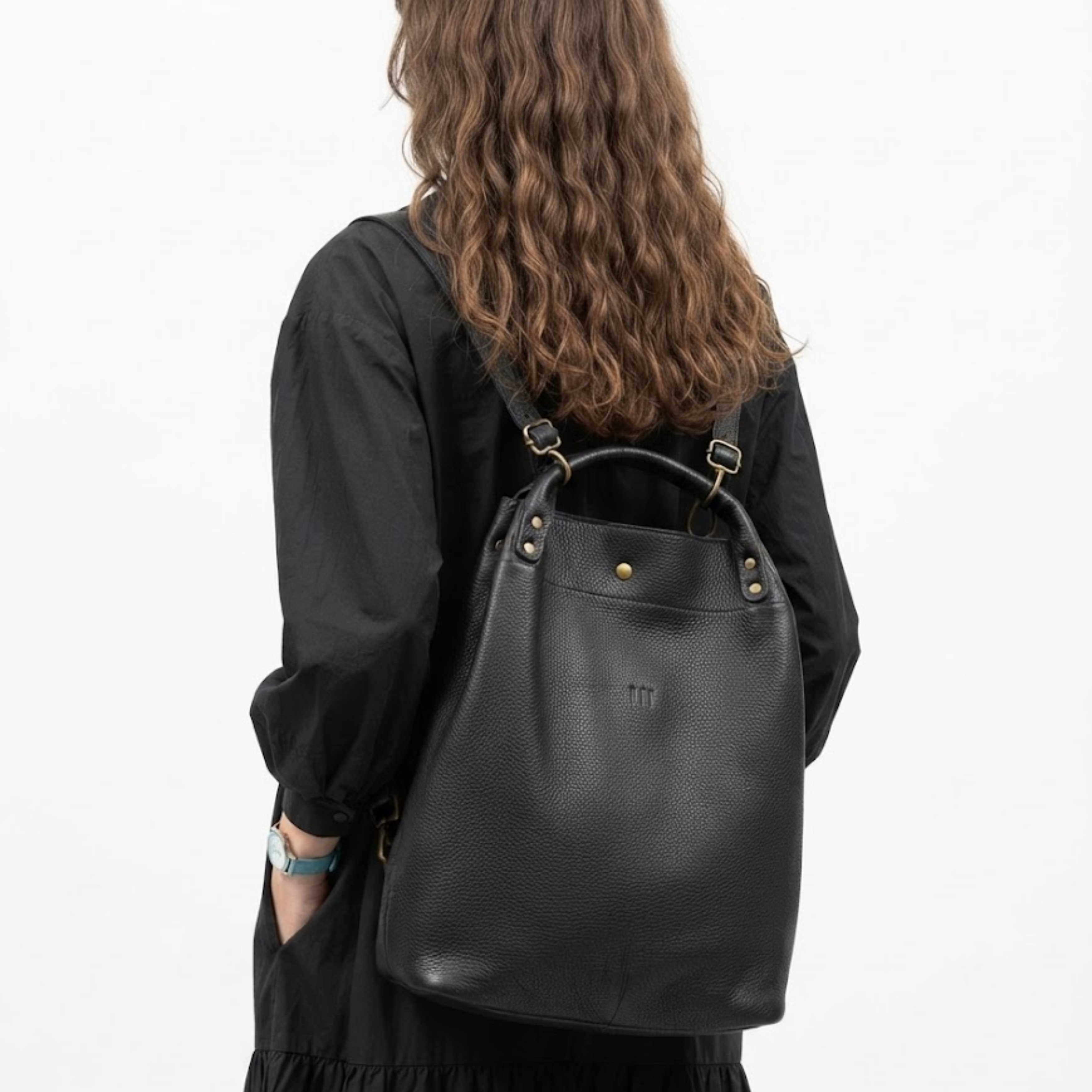 Anne Genuine Leather Backpack