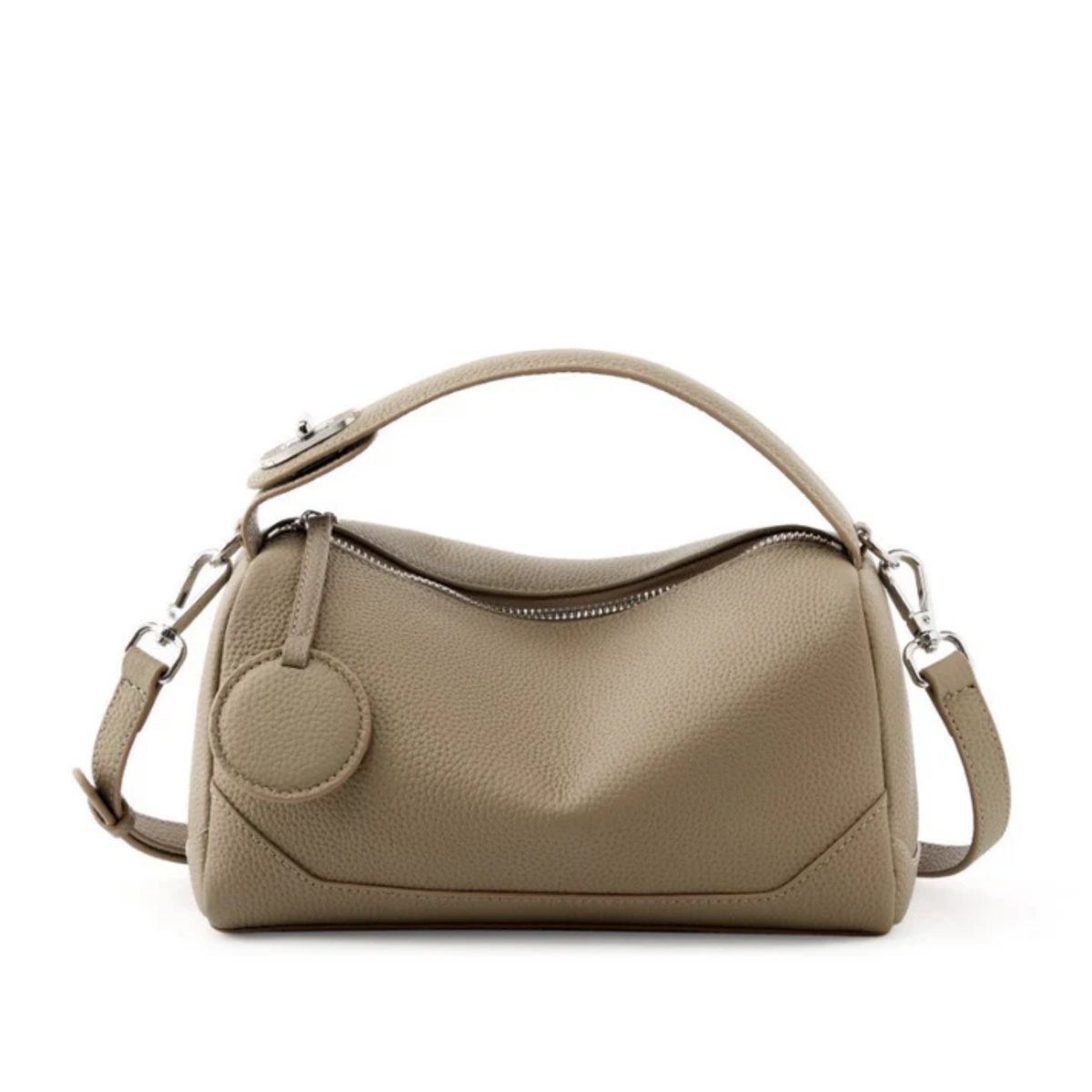 Euphéra Genuine Leather Boston Bag