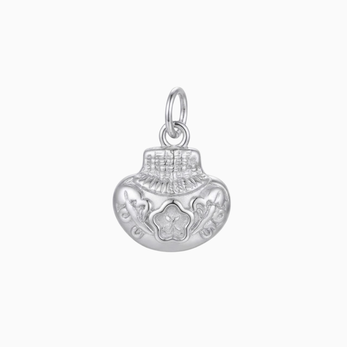 Charms - Silver Lucky Money Pouch Pendant