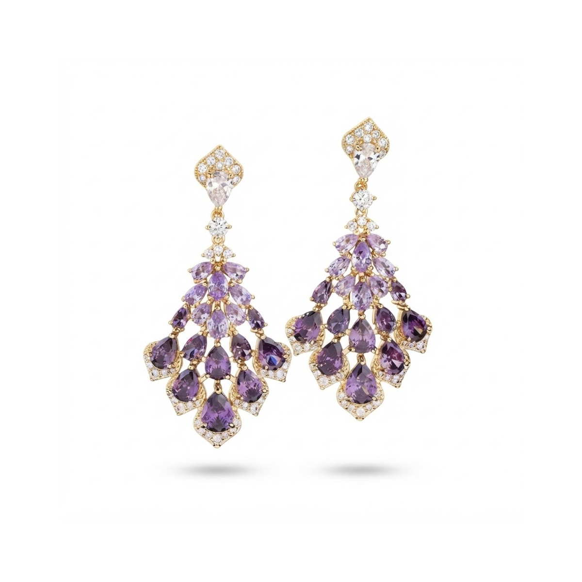 Allia Cascade Chandelier Earrings