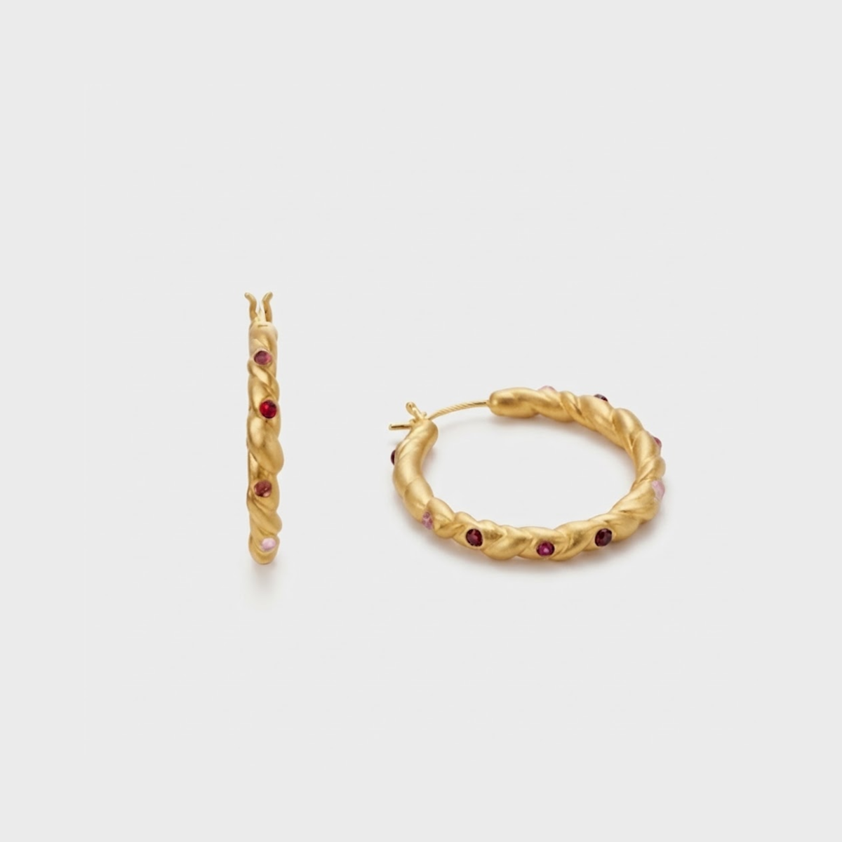 Roselyne Hoop Earrings