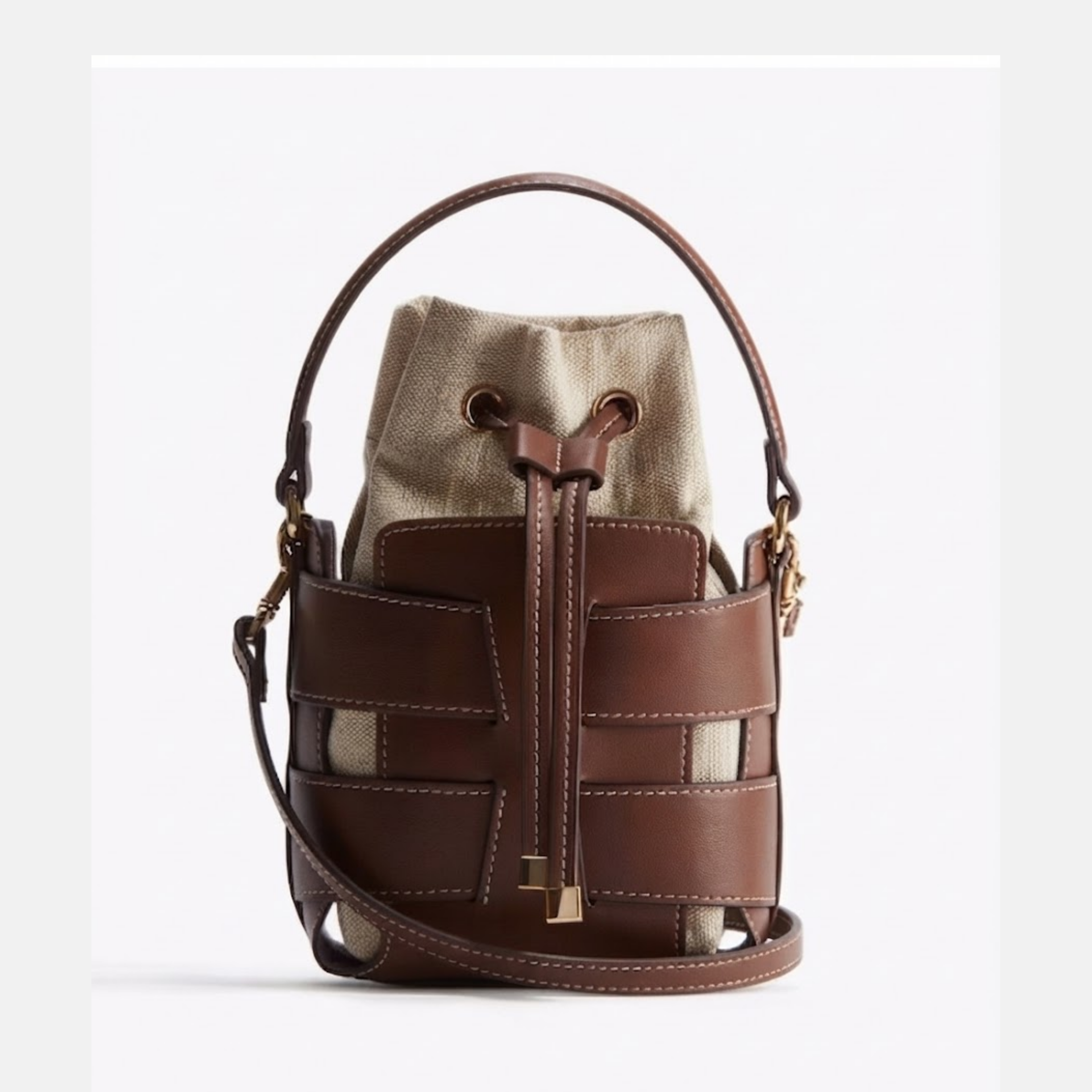 Borsa a secchiello a tracolla elegante Zelora