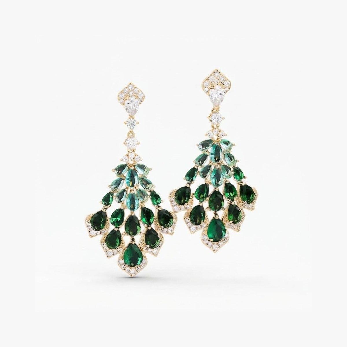 Allia Cascade Chandelier Earrings