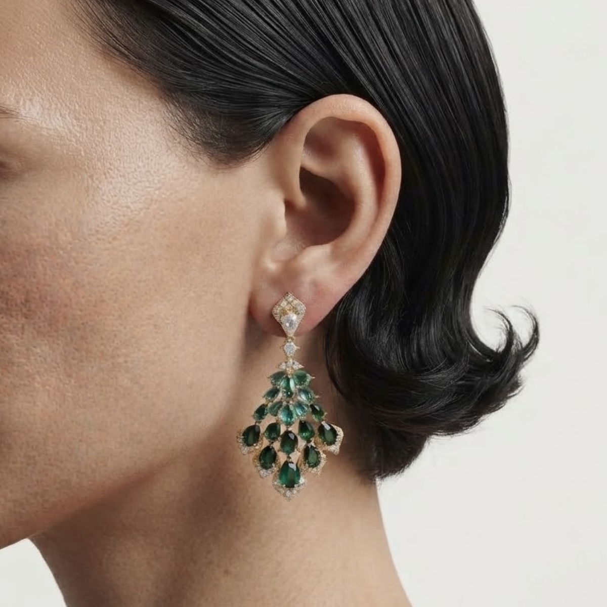 Allia Cascade Chandelier Earrings
