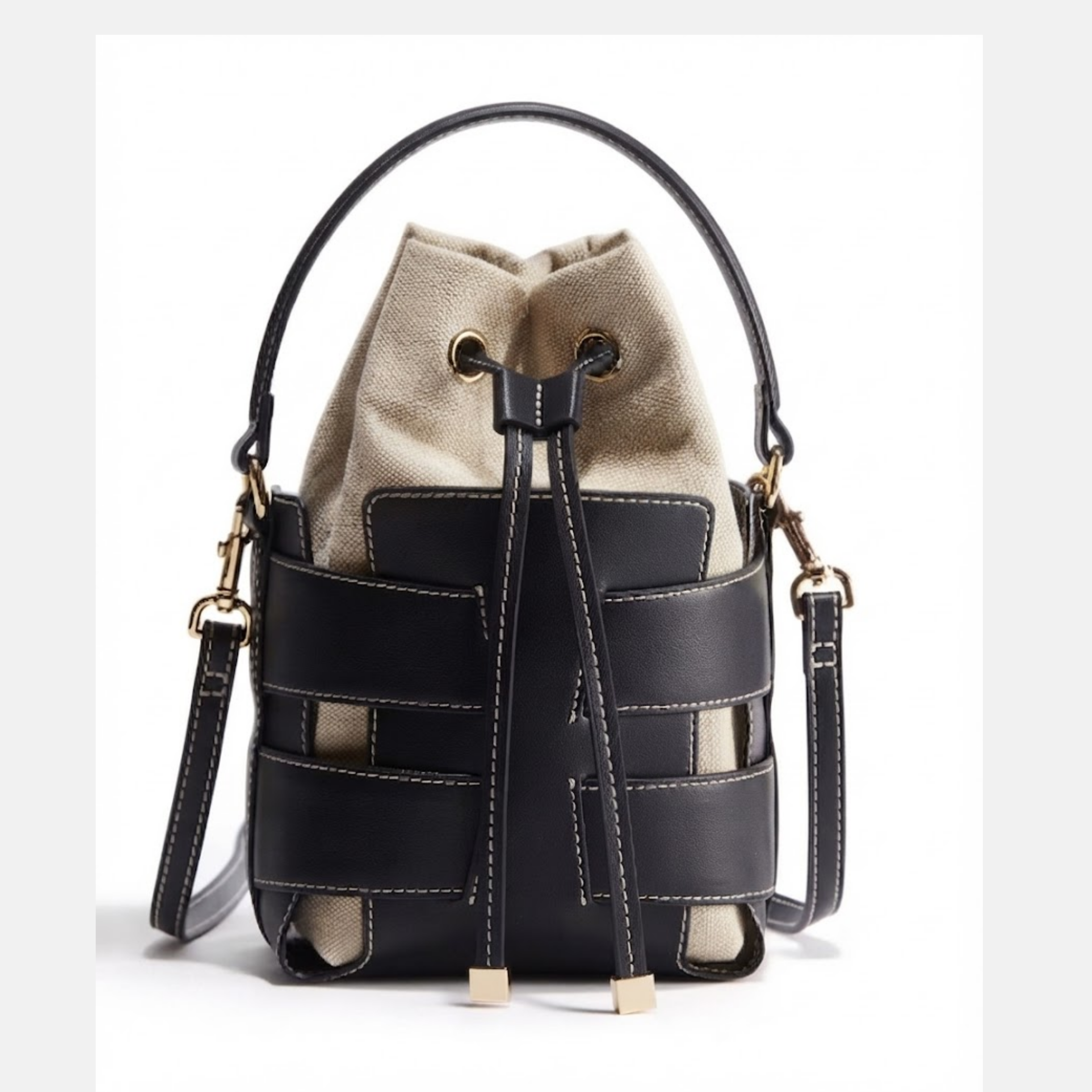 Borsa a secchiello a tracolla elegante Zelora