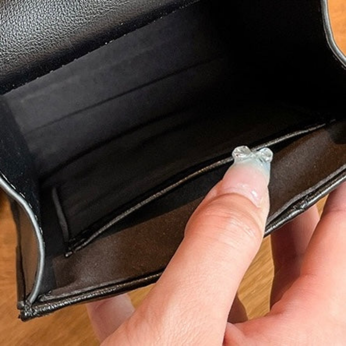 Celesthée Genuine Leather Chain Mini Crossbody Phone Bag