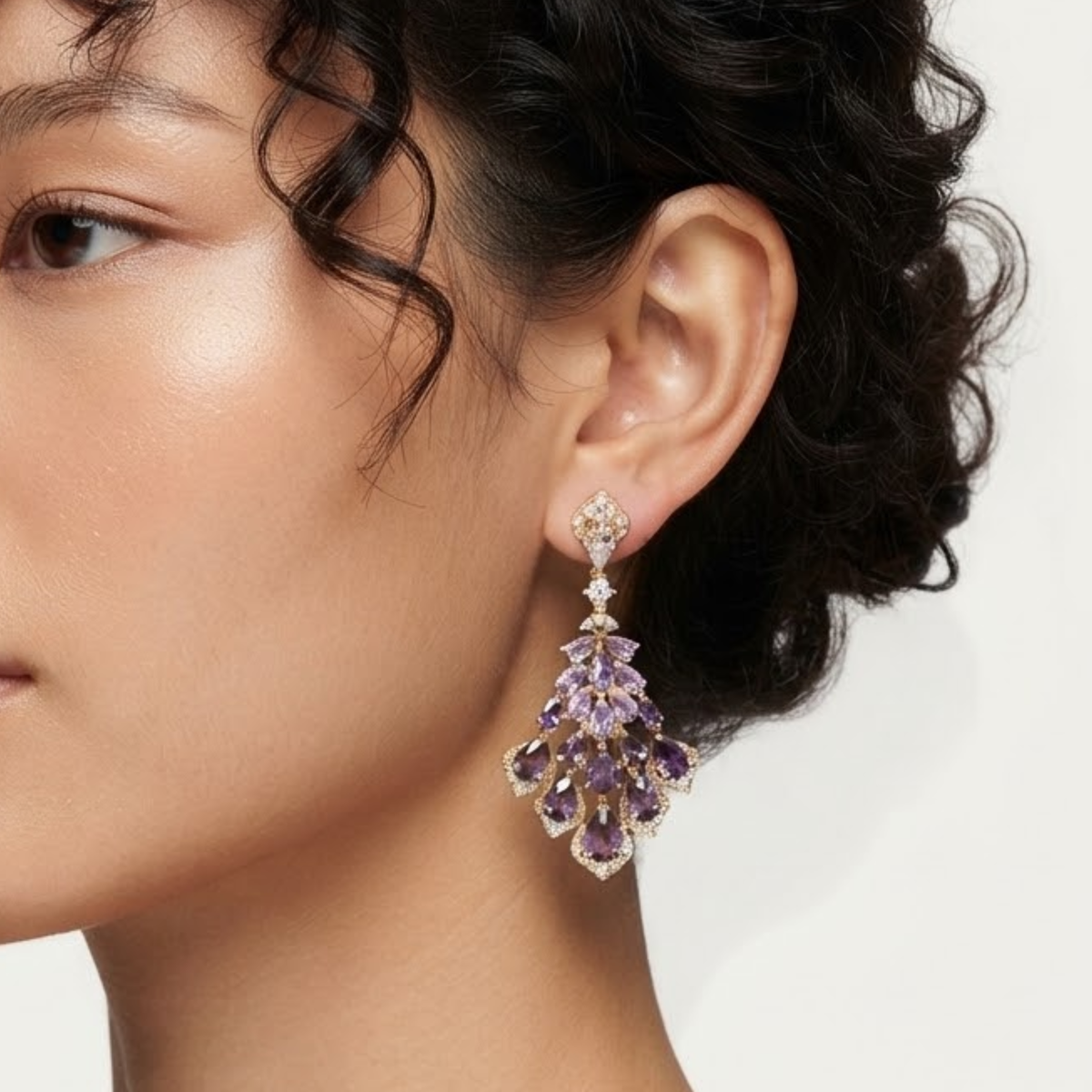 Allia Cascade Chandelier Earrings