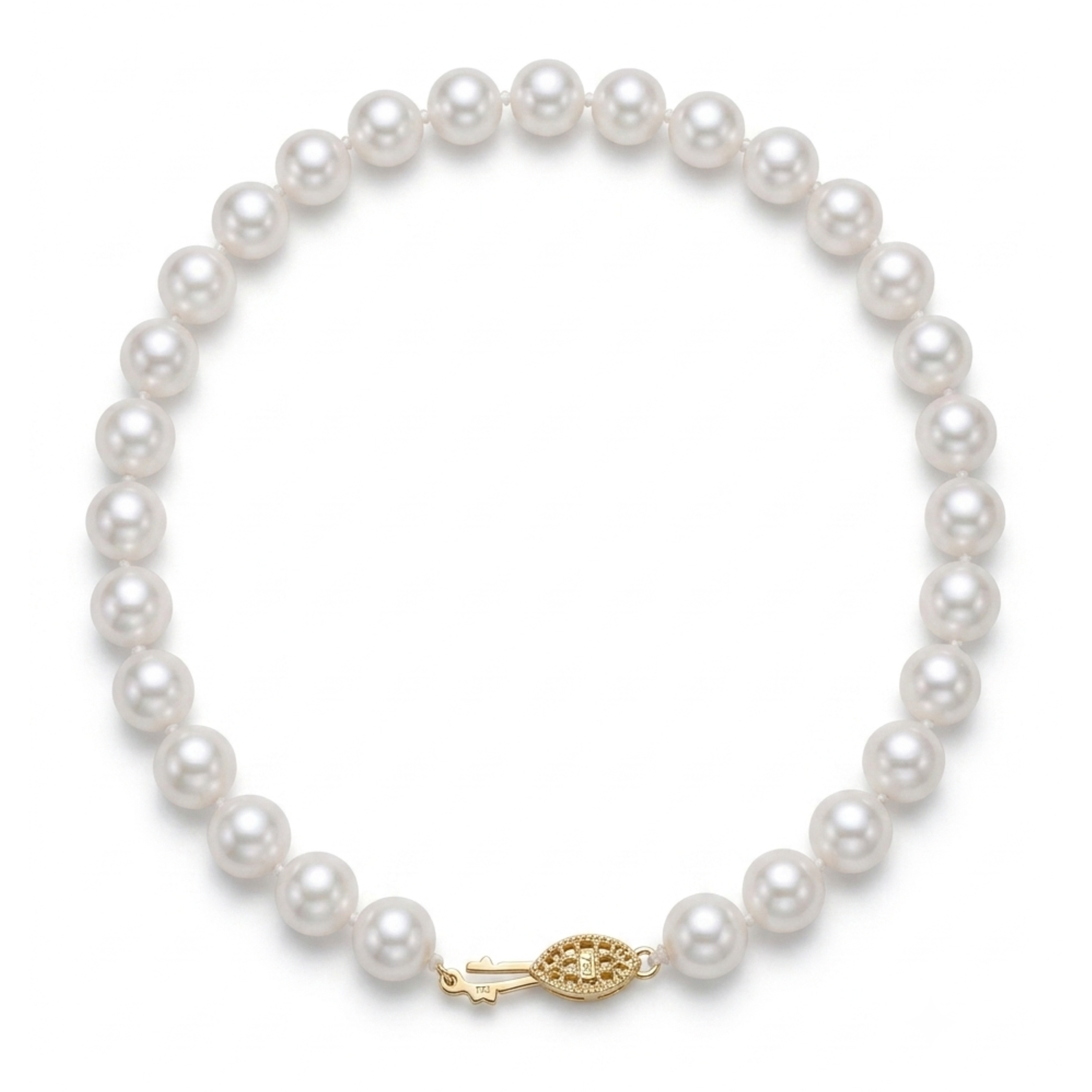 Collana Aurevia con Perle Naturali Akoya
