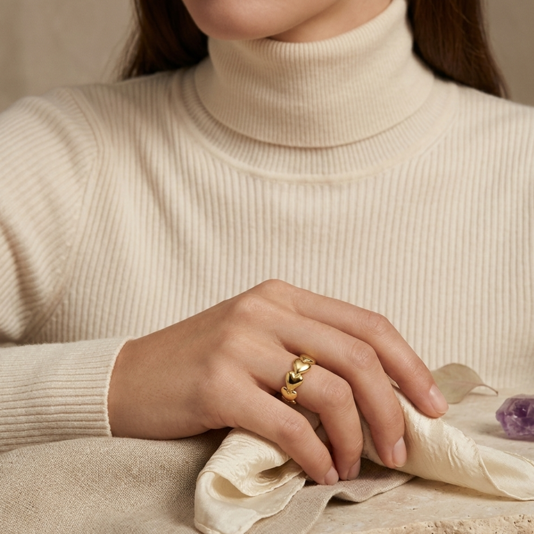 Amorette Passion Heart Ring