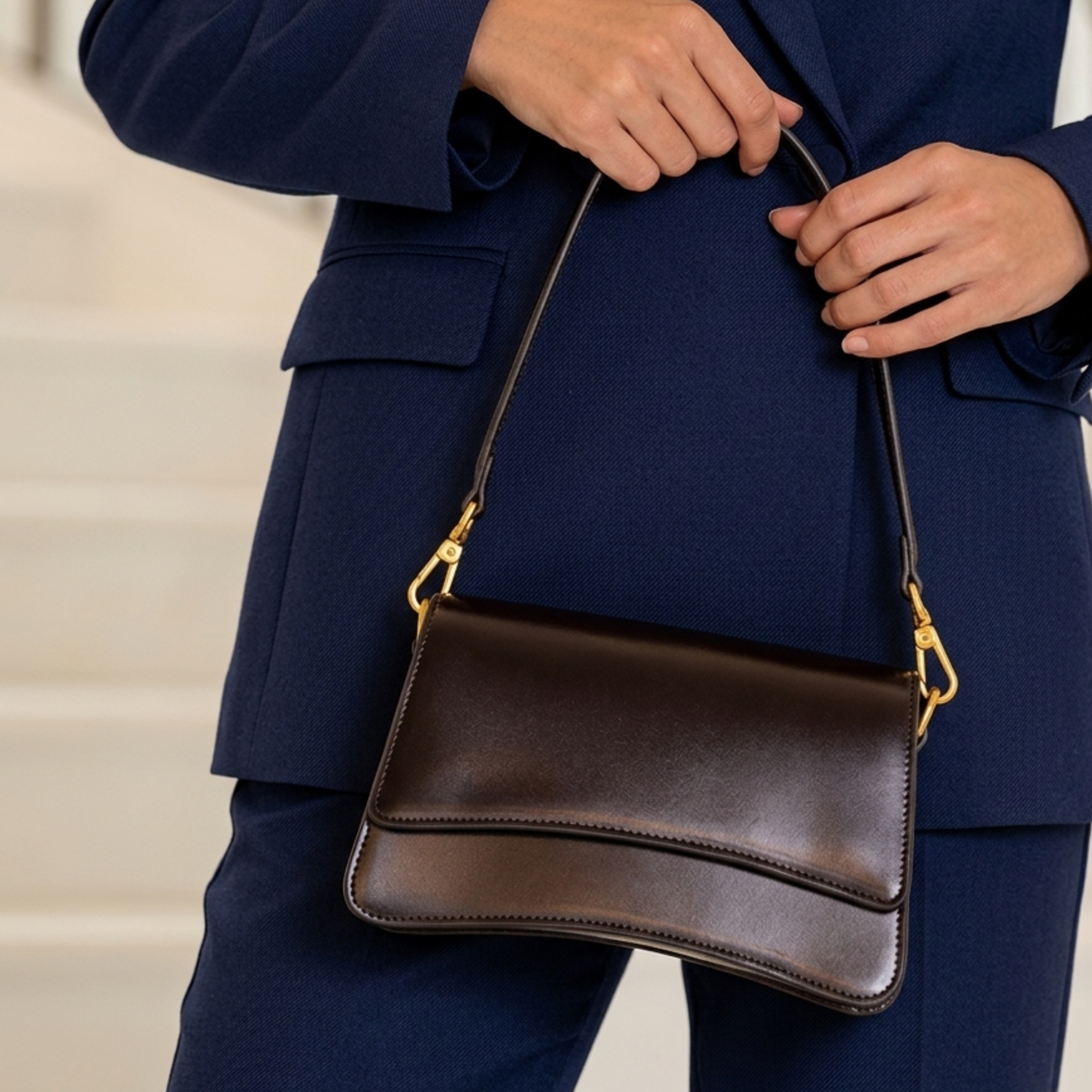 Kaie Genuine Leather Shoulder Bag