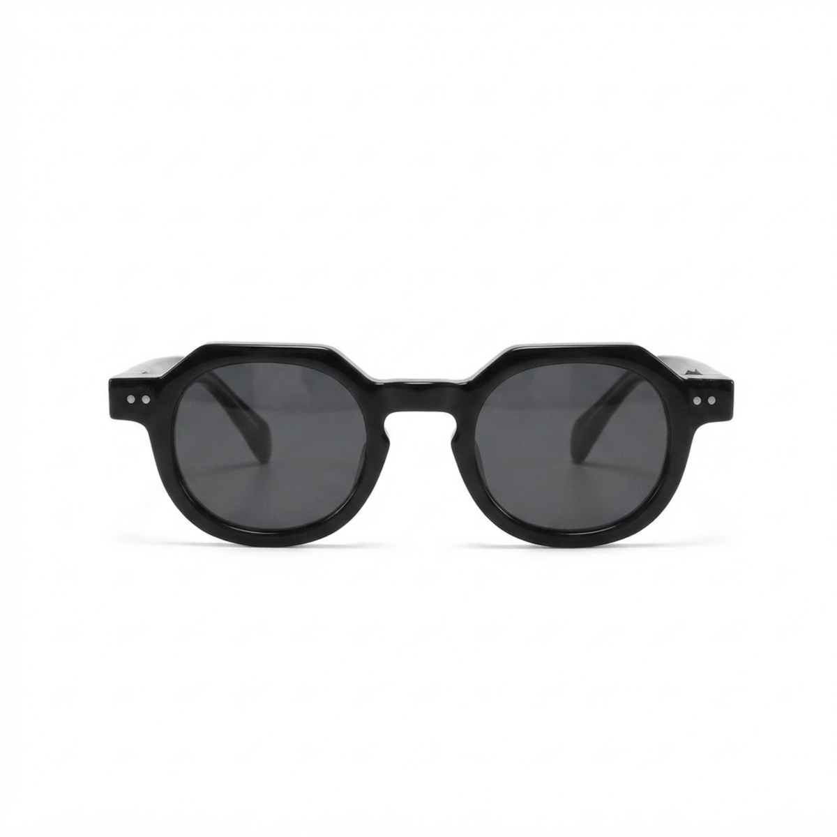 Lunettes de soleil polarisées géométriques de minuit