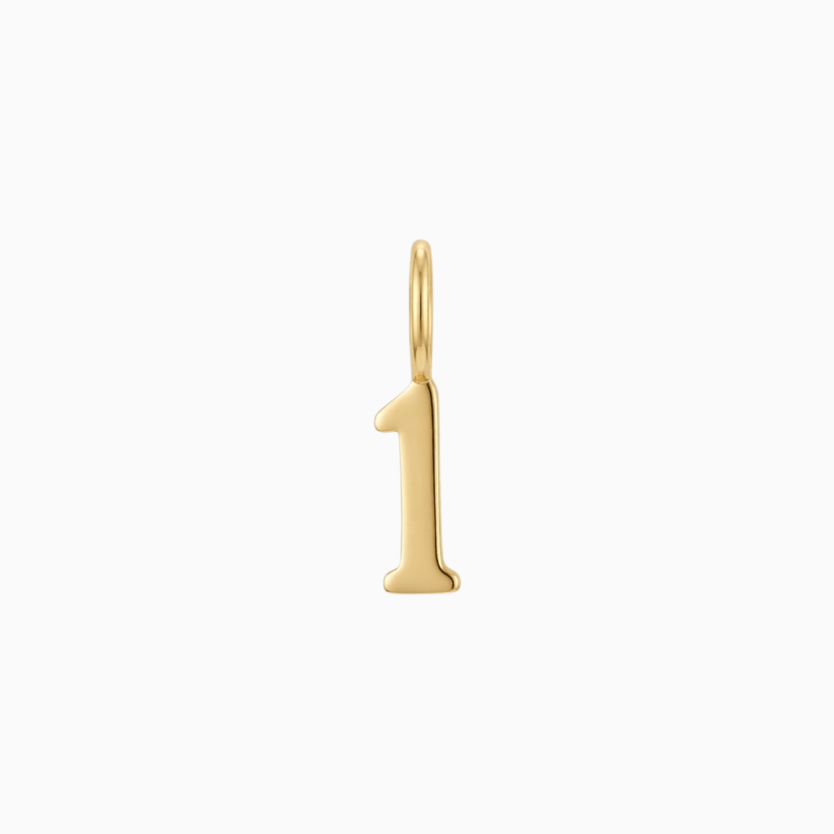 Ciondoli - Pendente con numero 1 in oro
