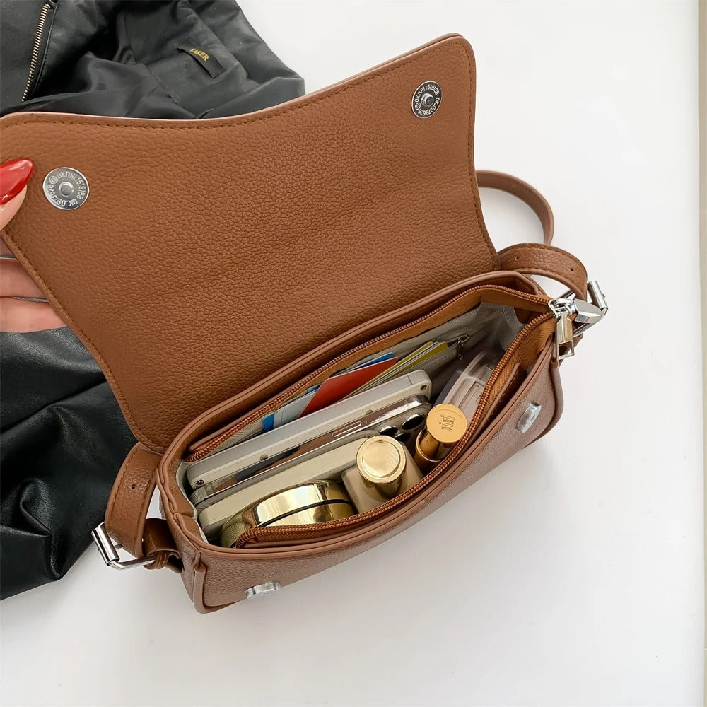 Borsa a spalla Celestia Curve Baguette