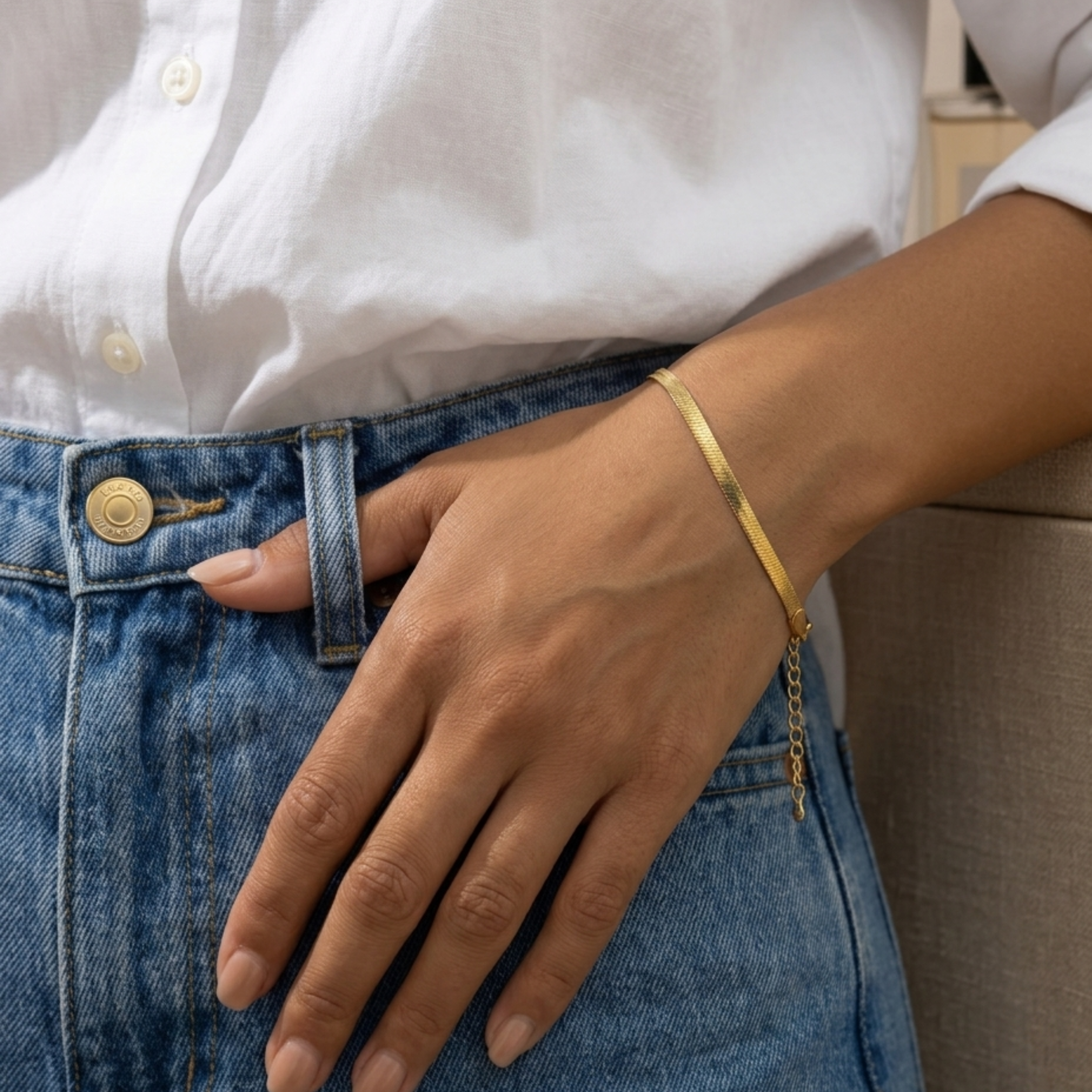 Zyra Soft Silk Chain Bracelet