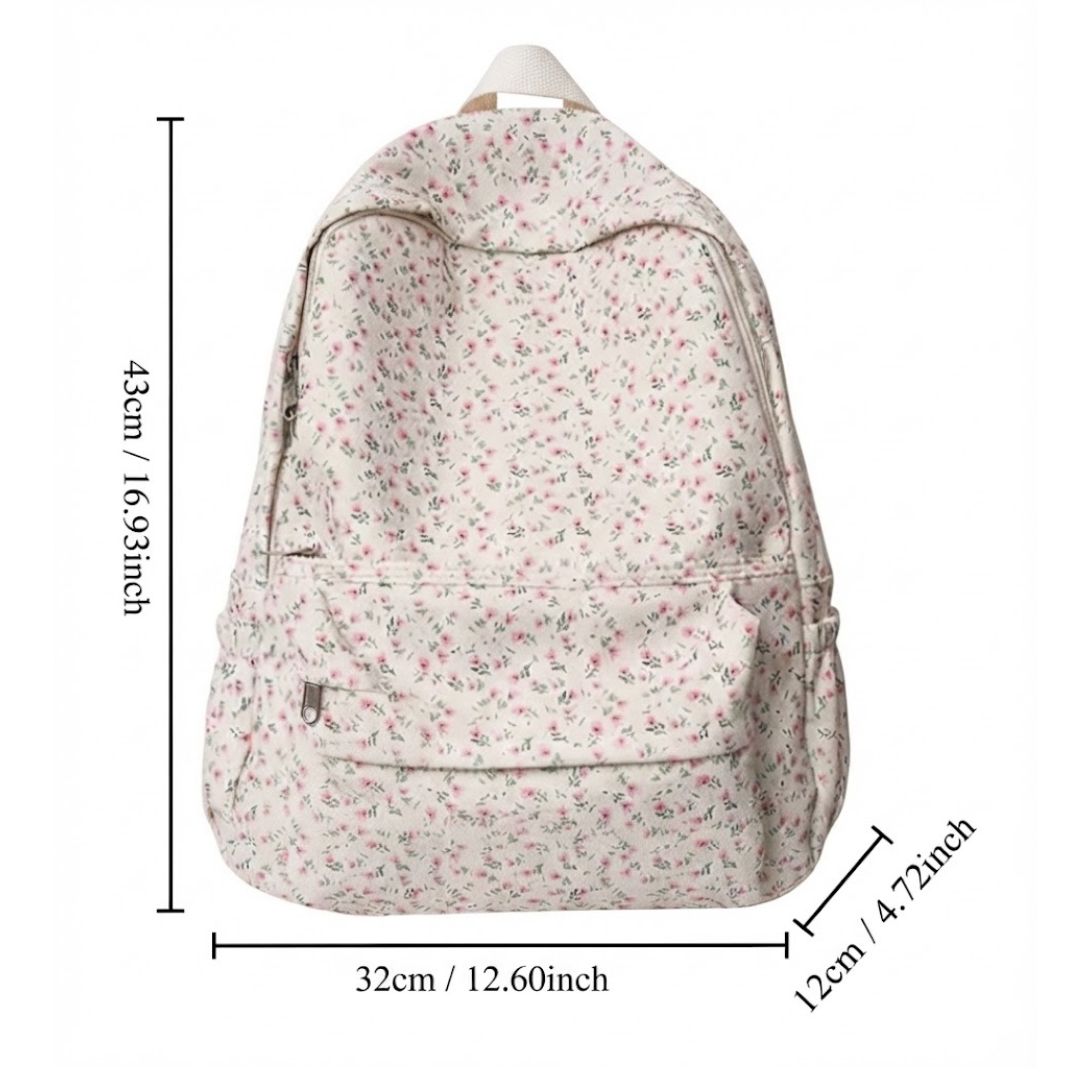 Violette Floral Nylon Backpack