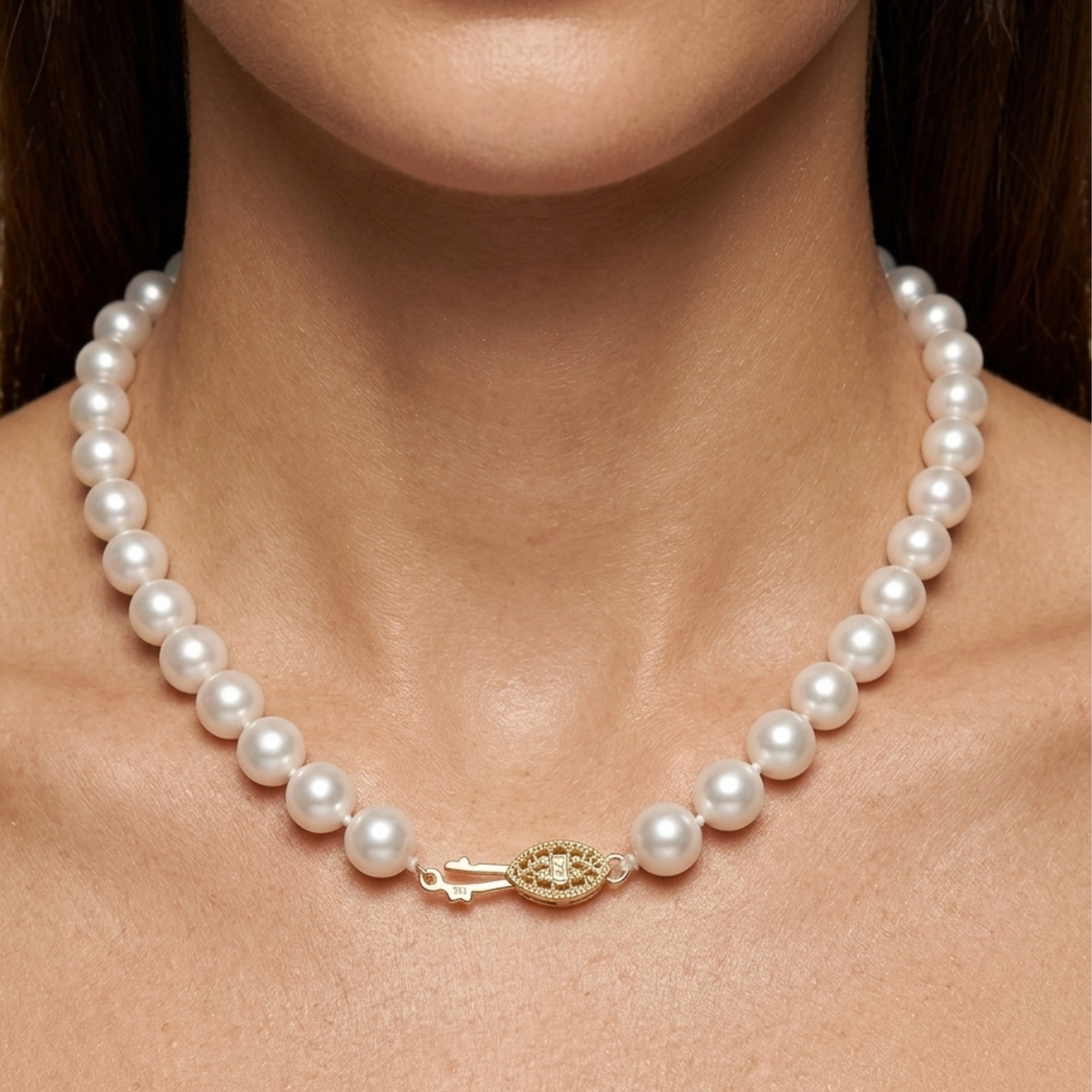 Collana Aurevia con Perle Naturali Akoya