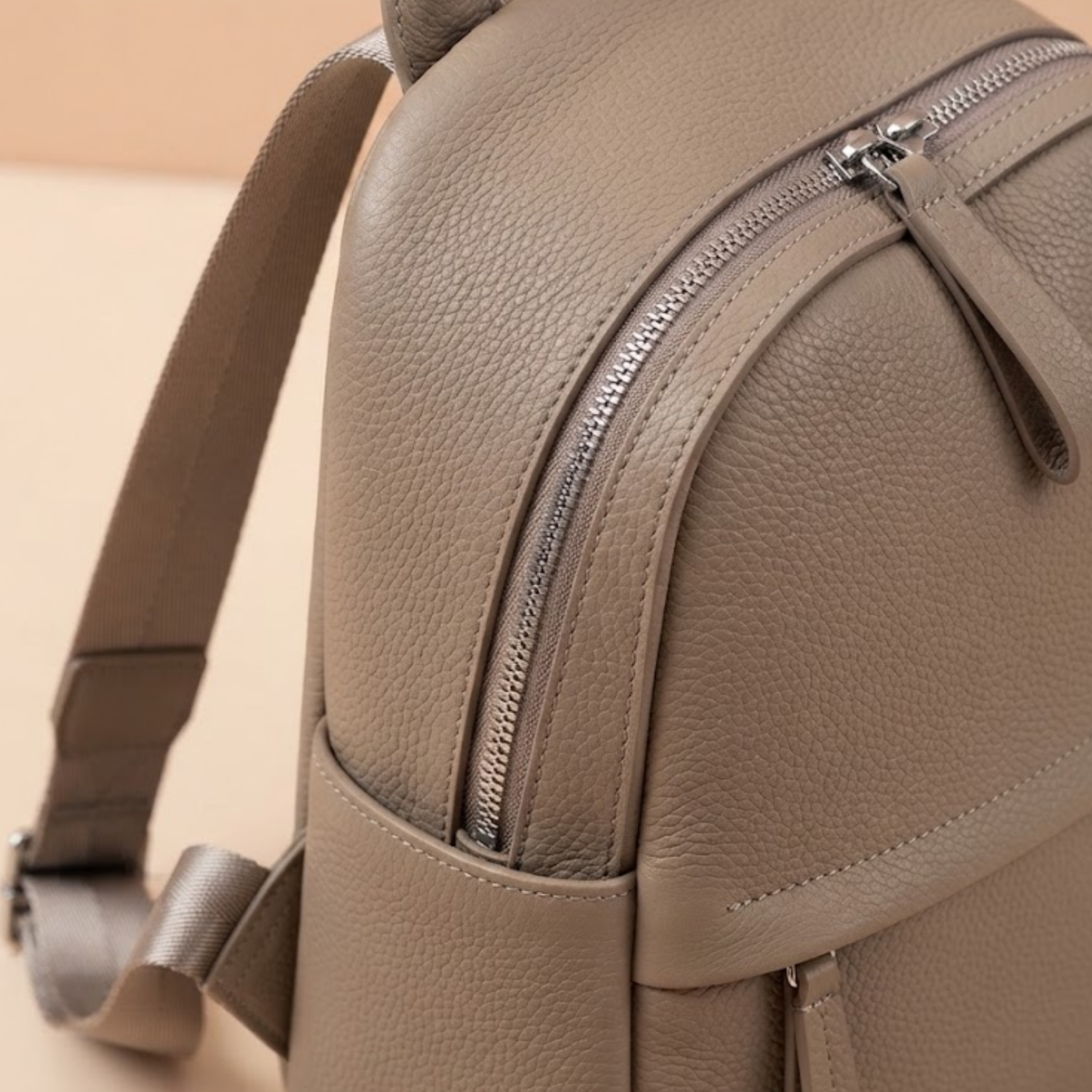 Vivienne Classic Genuine Leather Backpack