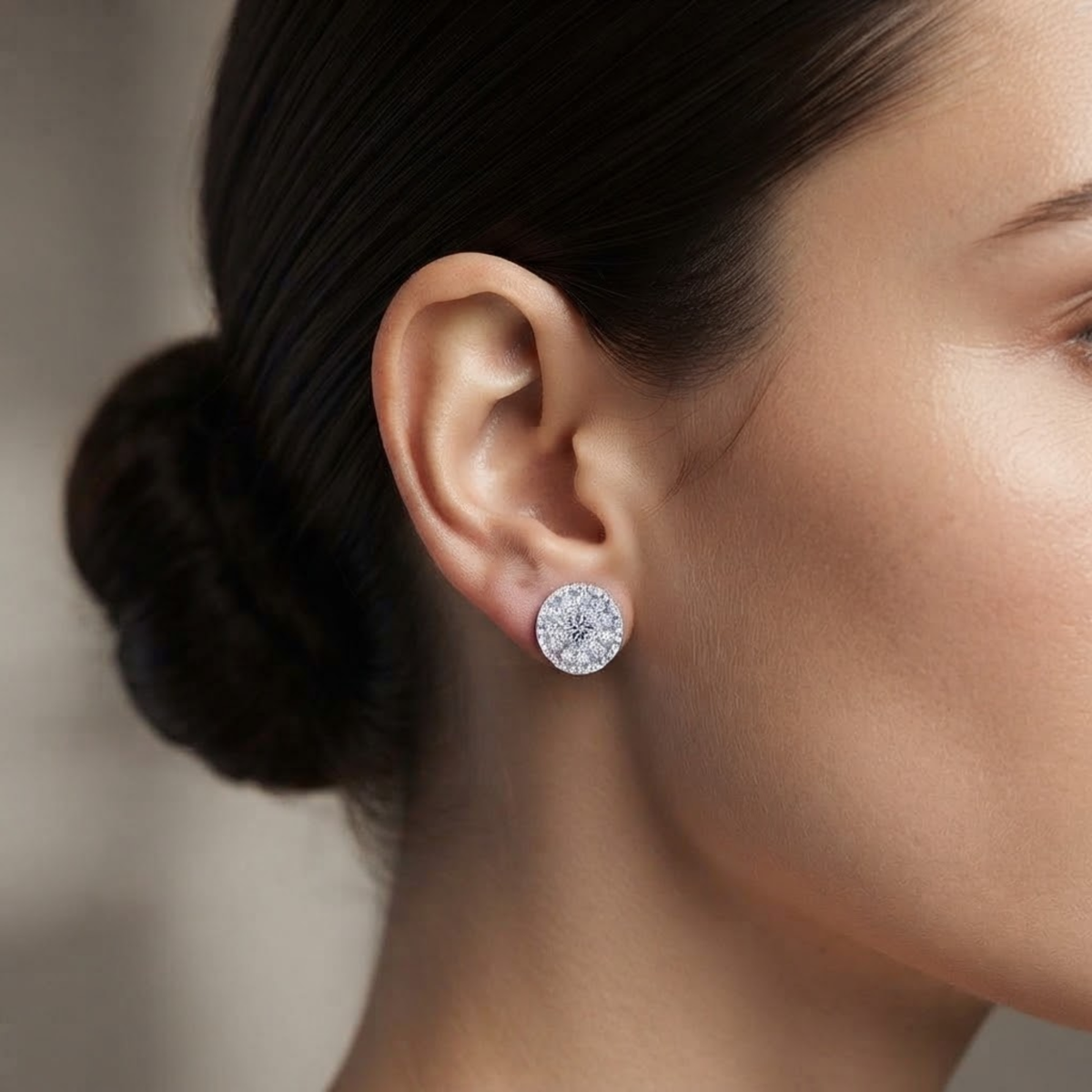 Lumineia Moissanite Stud Earrings