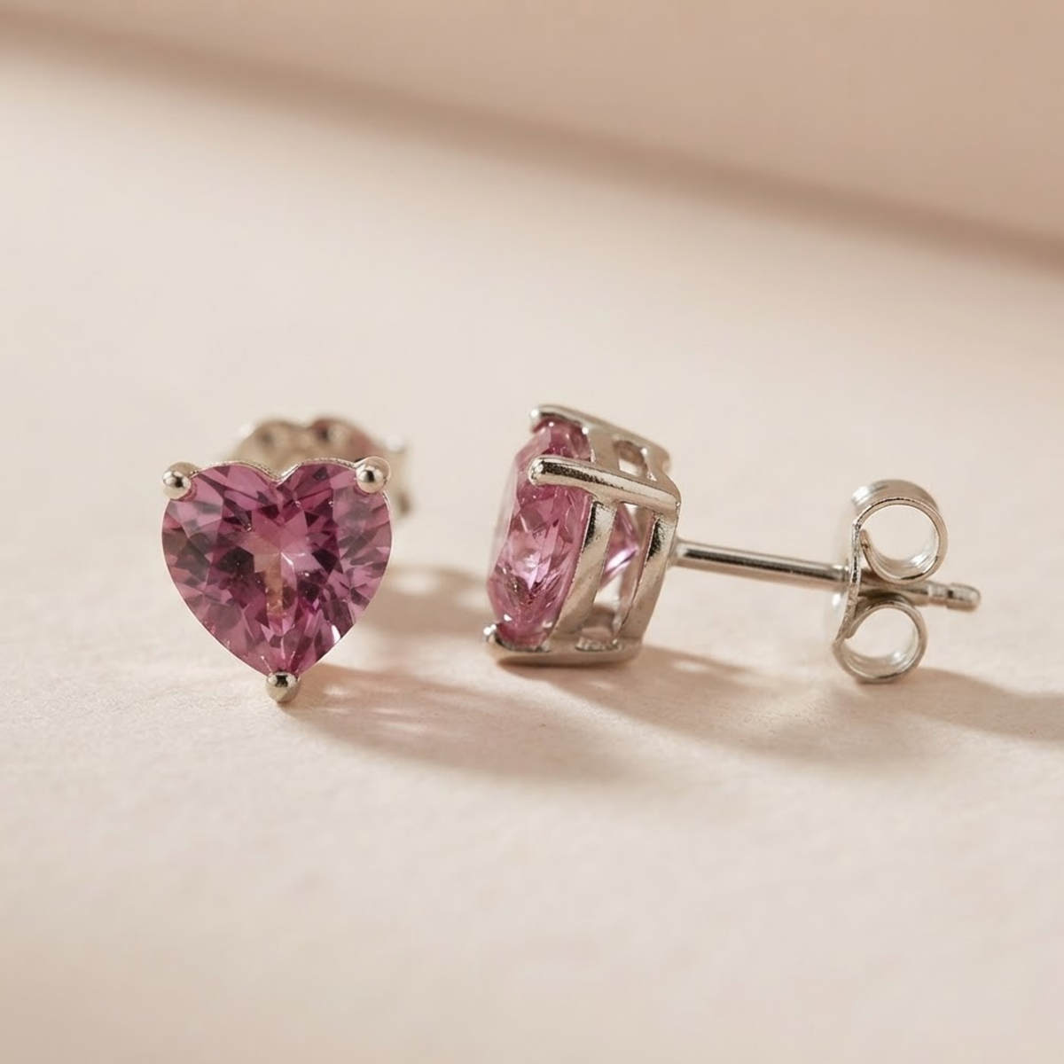 Amoréa Crystal Heart Studs
