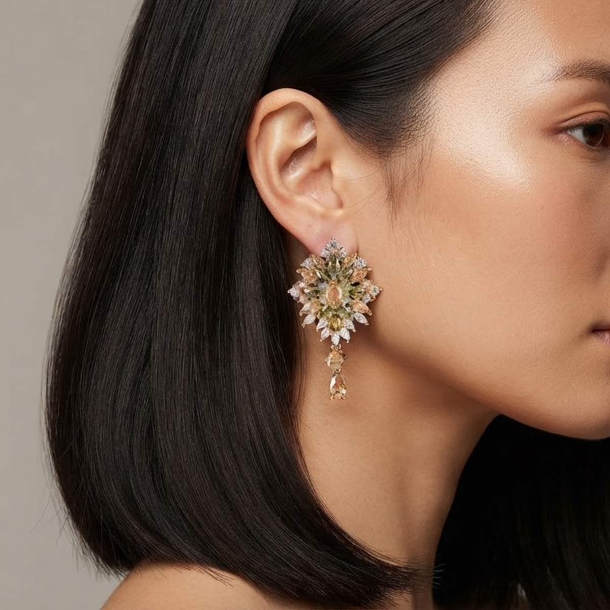 Floria Vine Drop Earrings