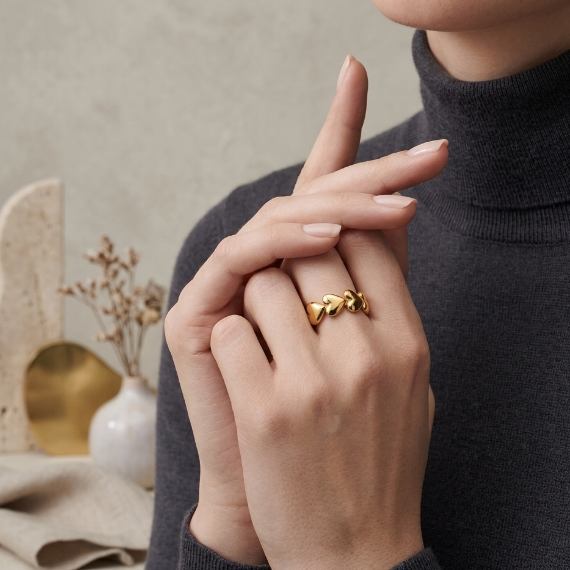 Amorette Passion Heart Ring