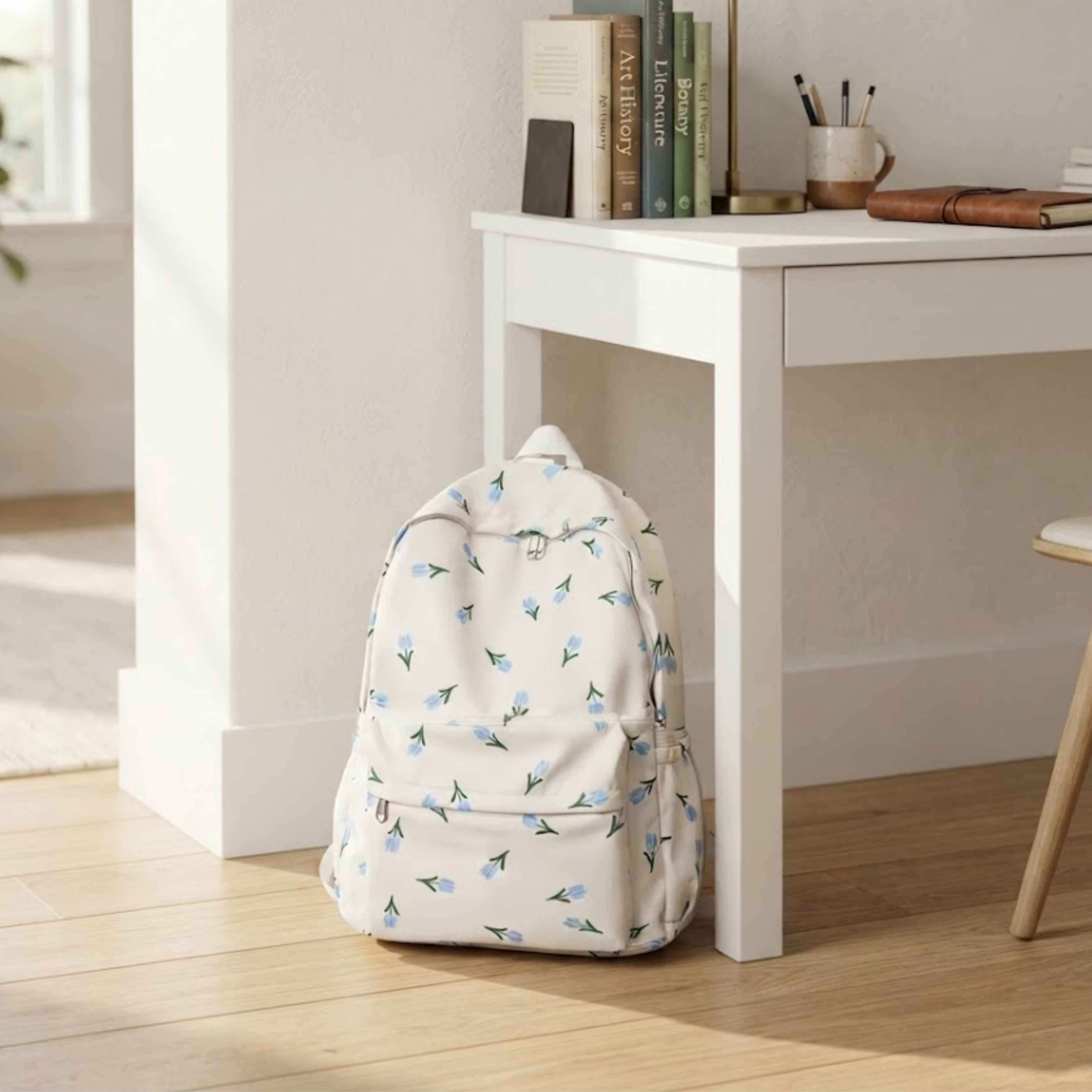 Rosalie Floral Nylon Backpack