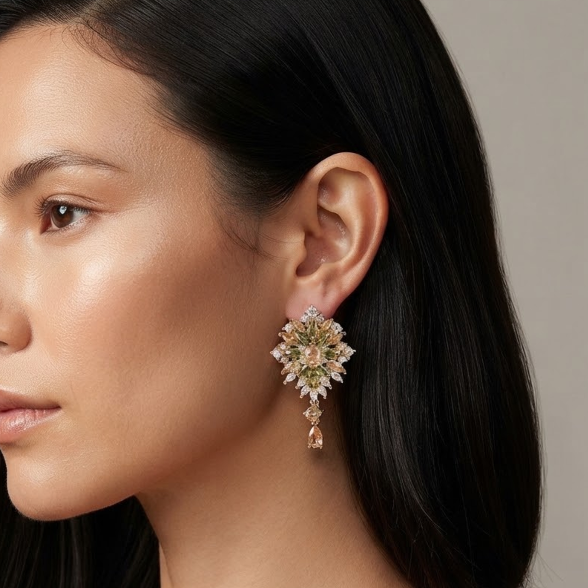 Floria Vine Drop Earrings