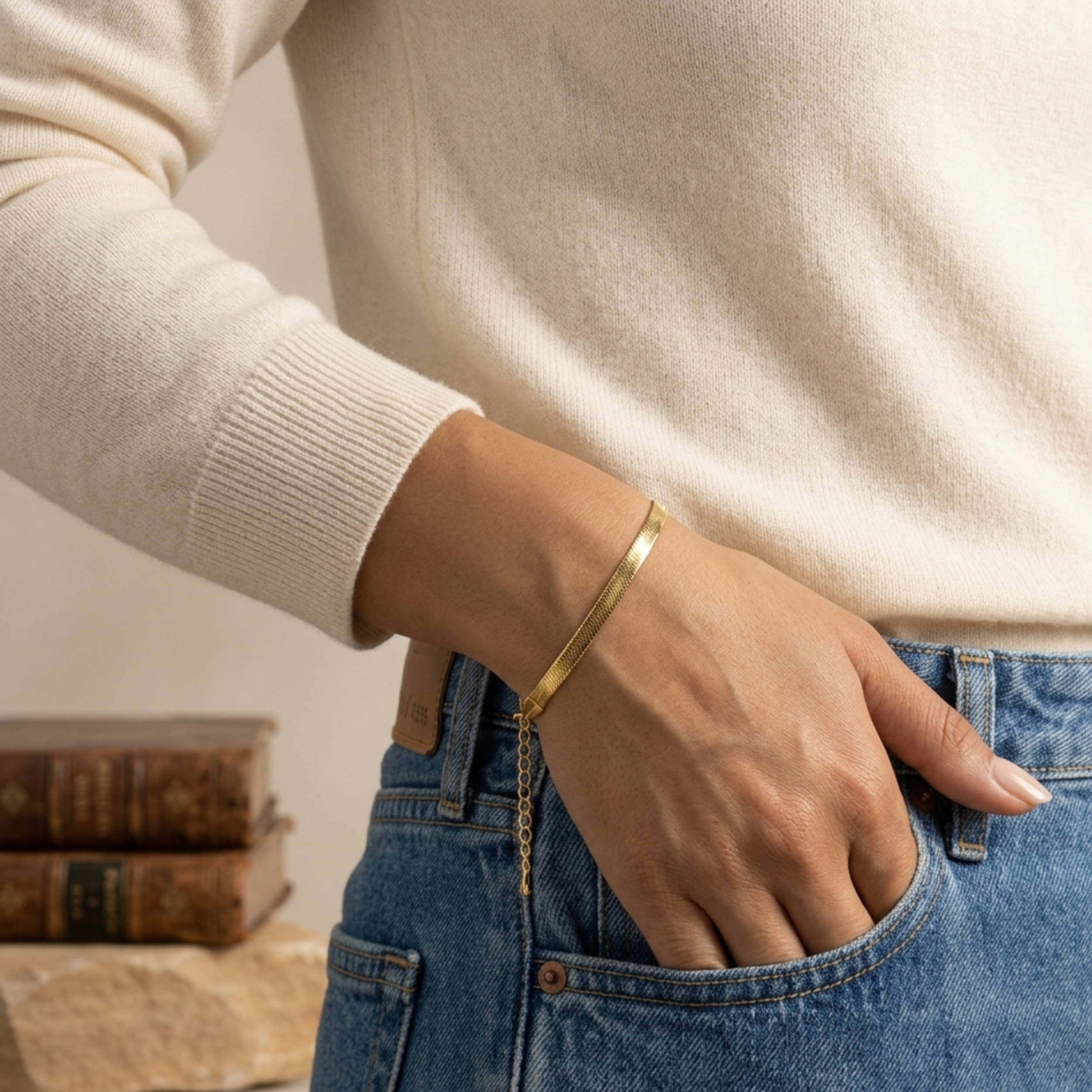 Zyra Soft Silk Chain Bracelet