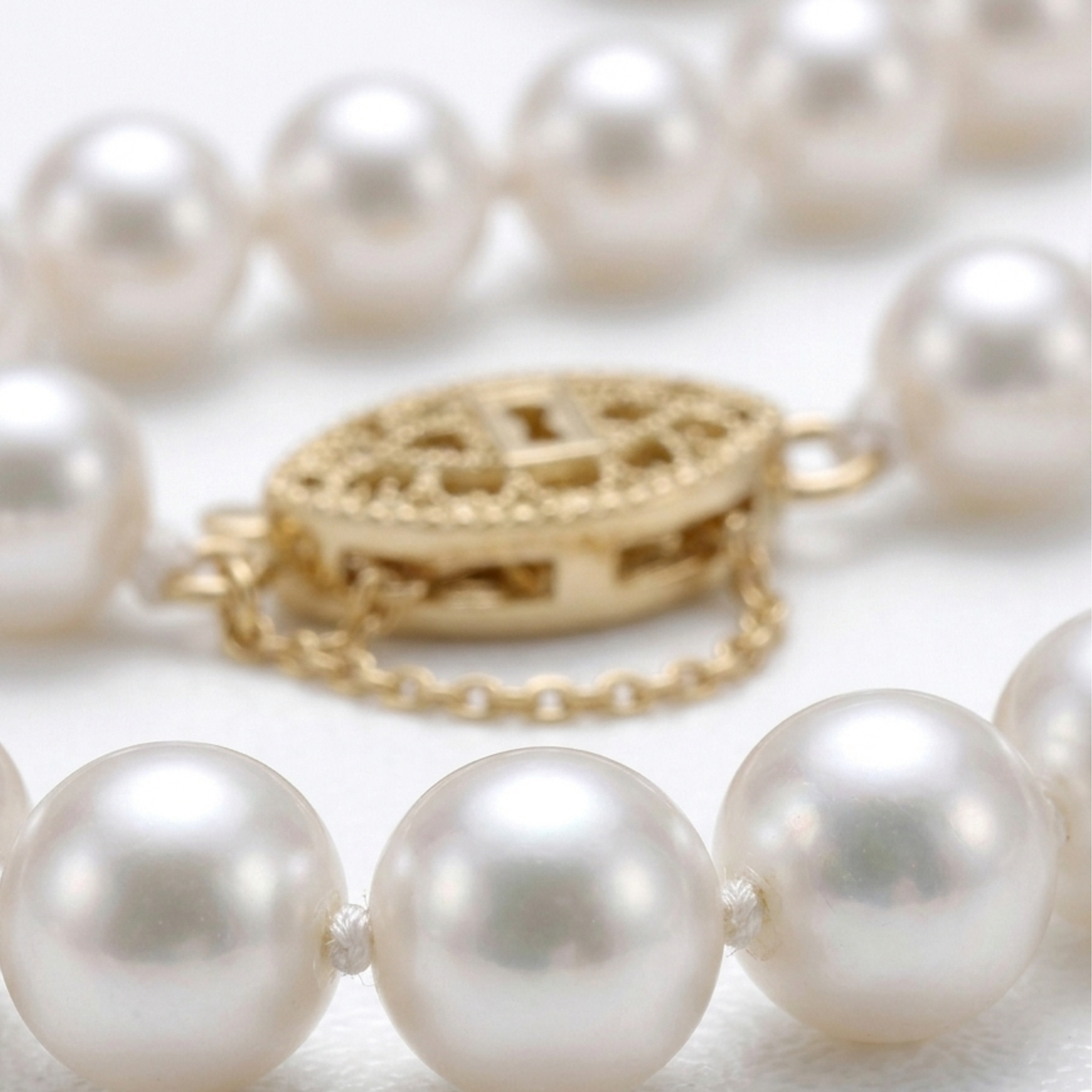 Collana Aurevia con Perle Naturali Akoya