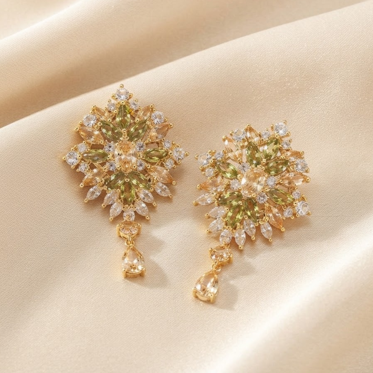 Floria Vine Drop Earrings