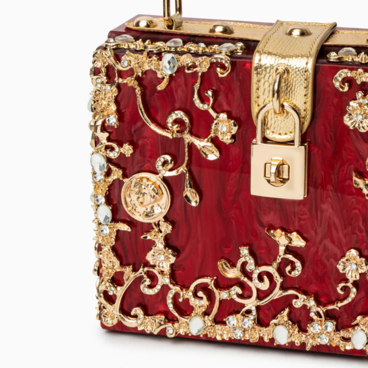 Borsa a mano in acrilico Avielle