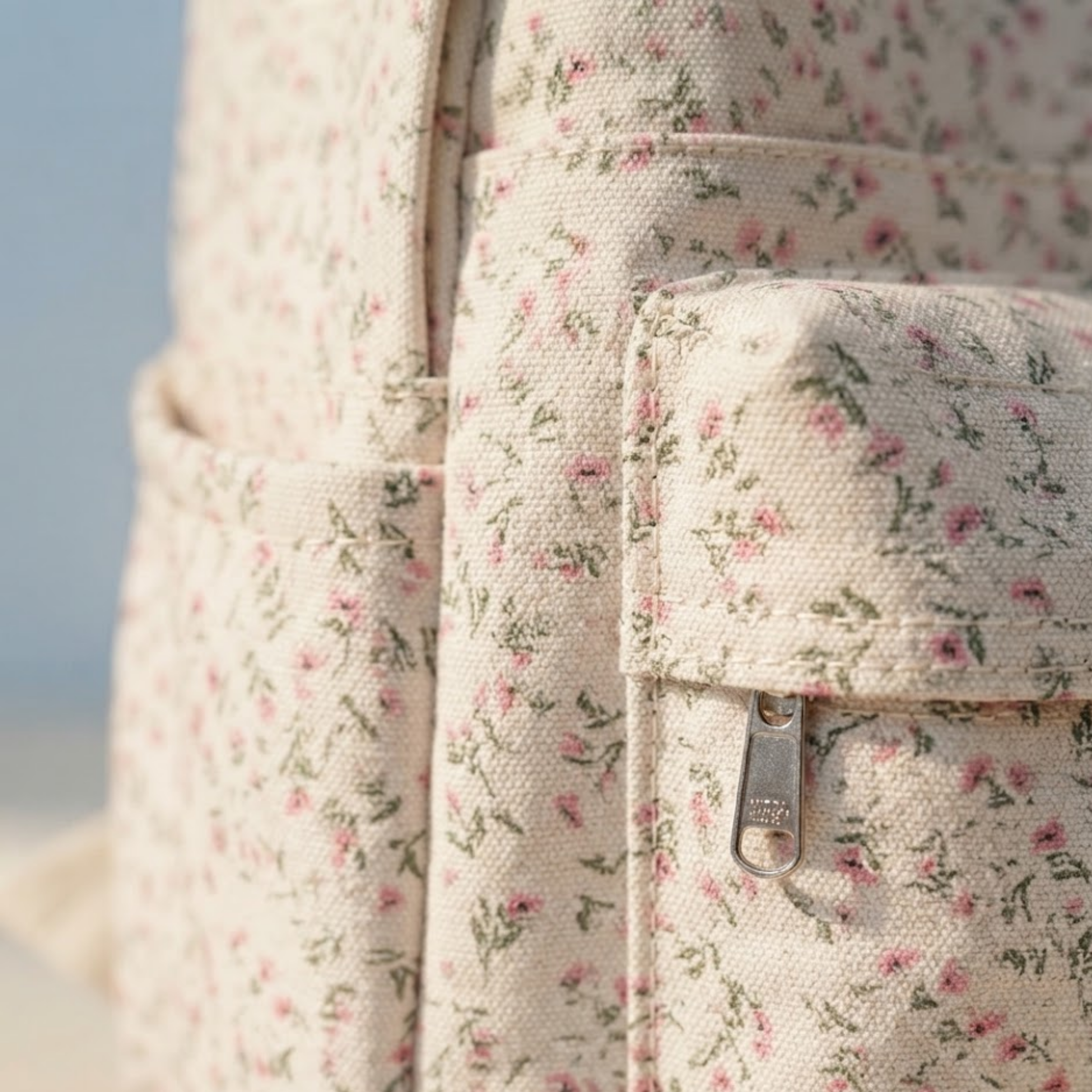 Violette Floral Nylon Backpack