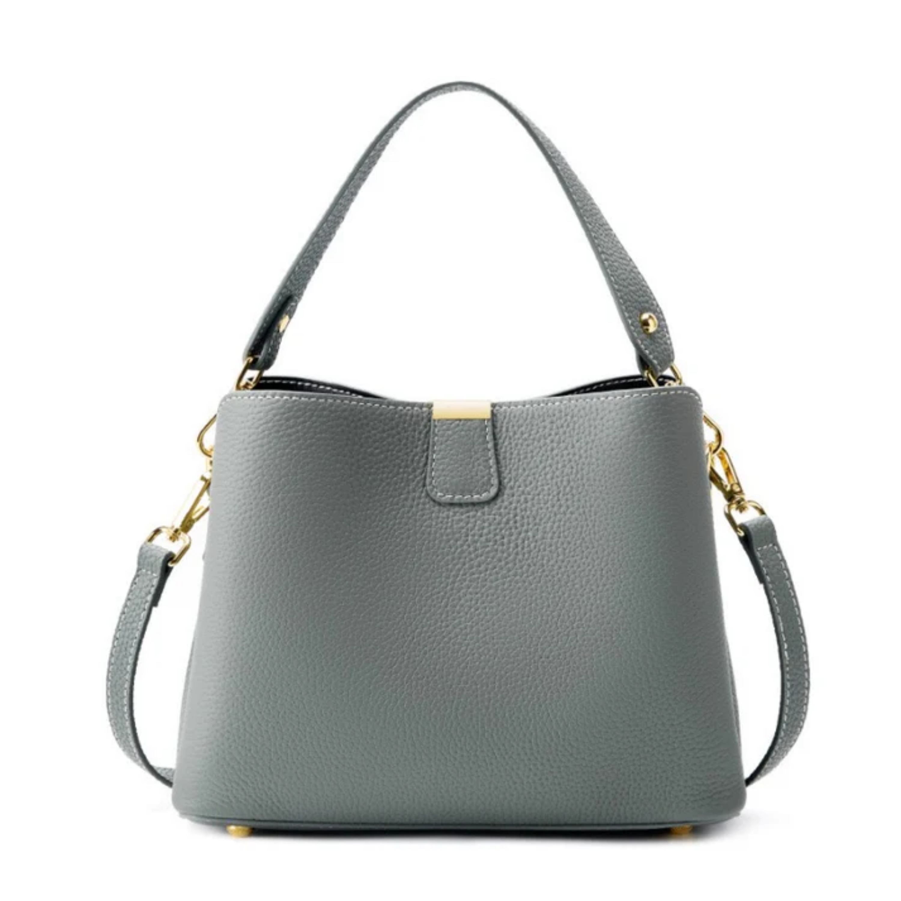 Verona Genuine Leather Bucket Handbag