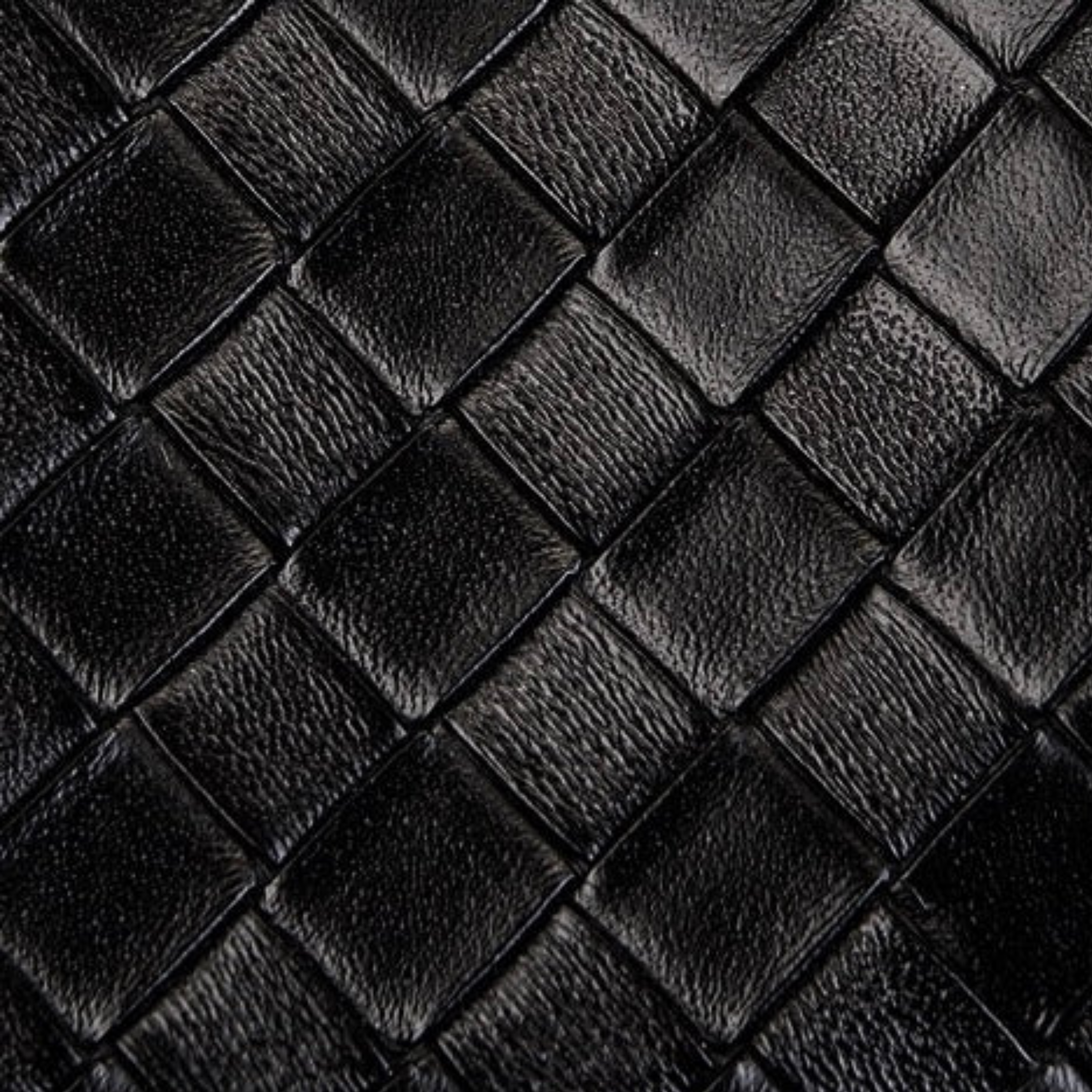 Calystria Genuine Leather Woven Large Tote Crossbody Basket Bag
